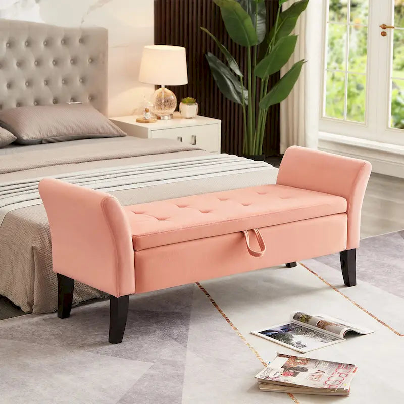 Sitzbank mit Armlehnen und Stauraum für Schlafzimmer, Eingangsbereich und Wohnzimmer