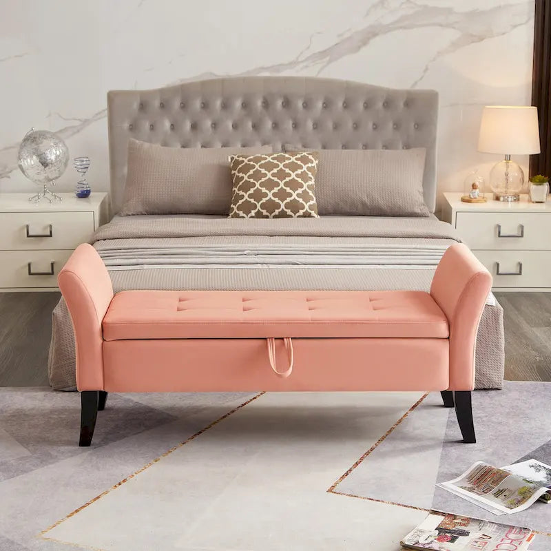 Sitzbank mit Armlehnen und Stauraum für Schlafzimmer, Eingangsbereich und Wohnzimmer
