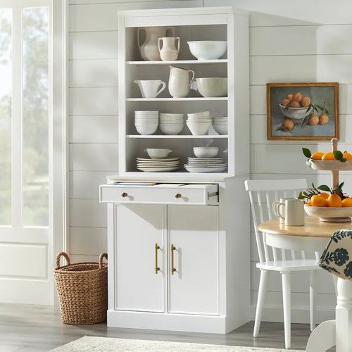2-teiliges Buffetschrank-Set mit Aufsatz