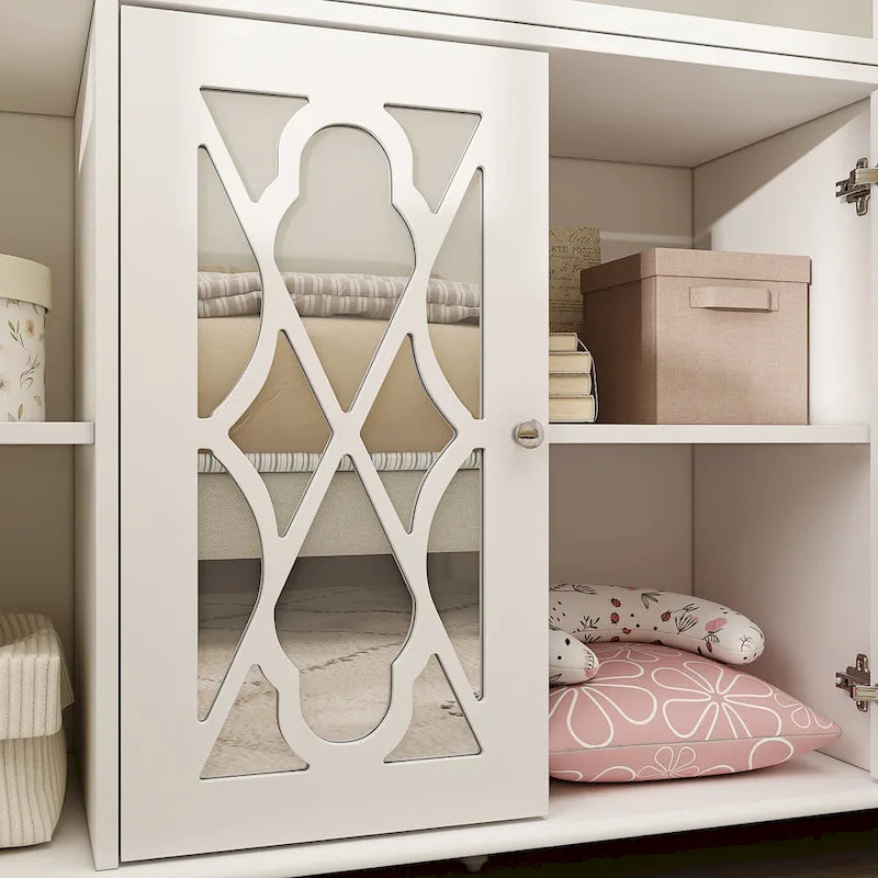55.1 Akzentschrank mit Spiegel, Sideboard- und Buffetschrank