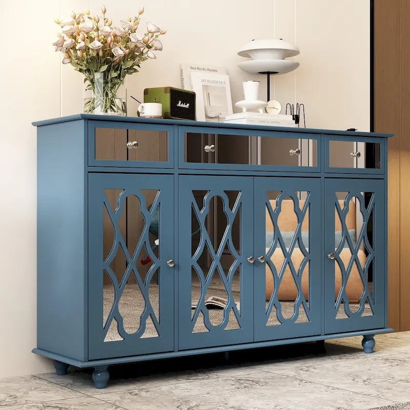 55.1 Akzentschrank mit Spiegel, Sideboard- und Buffetschrank