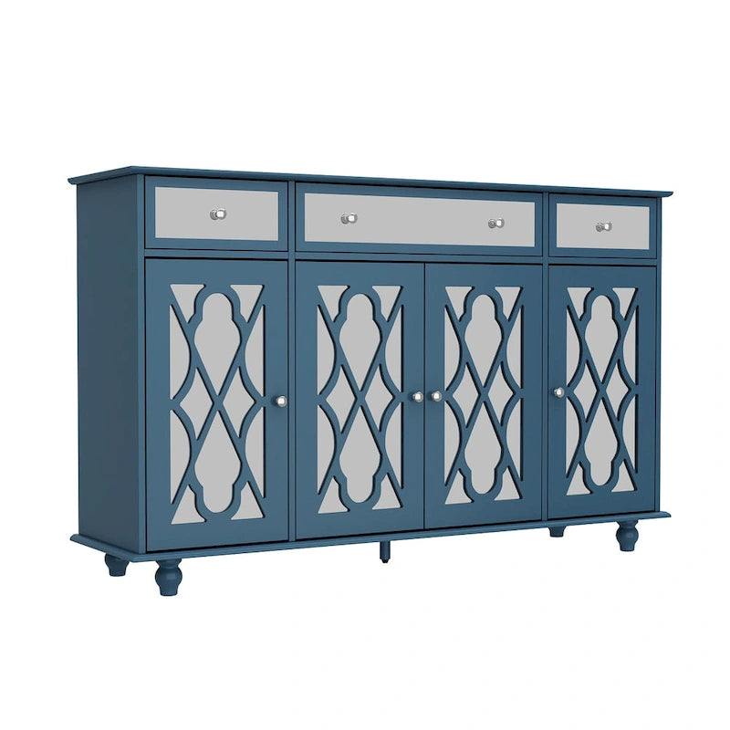 55.1 Akzentschrank mit Spiegel, Sideboard- und Buffetschrank