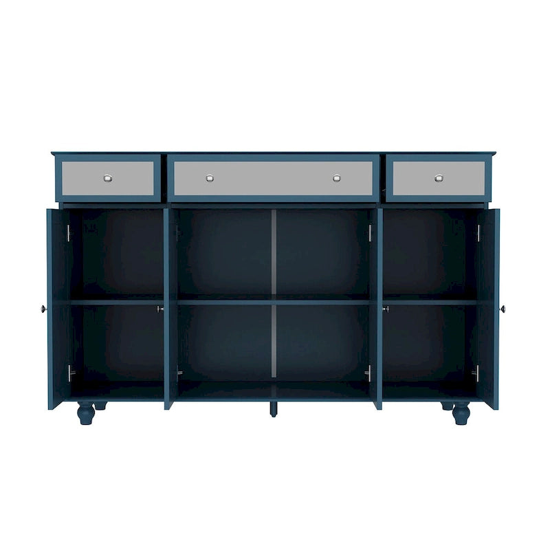 55.1 Akzentschrank mit Spiegel, Sideboard- und Buffetschrank