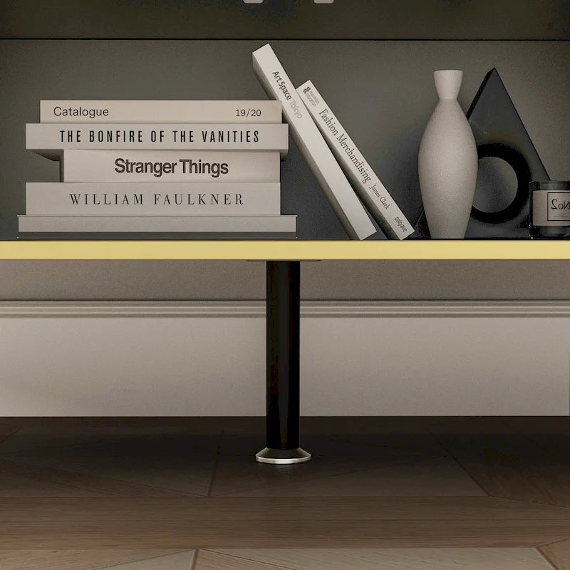 Aparador de cocina, mesa auxiliar y armario de almacenamiento decorativo para recibidor