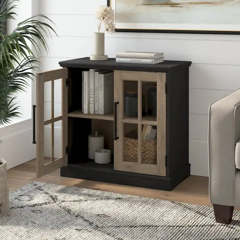 Aufbewahrungsschrank mit Glasfronten, 32W