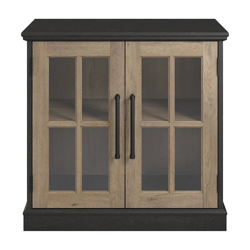 Armoire de rangement de 32W avec portes vitrées
