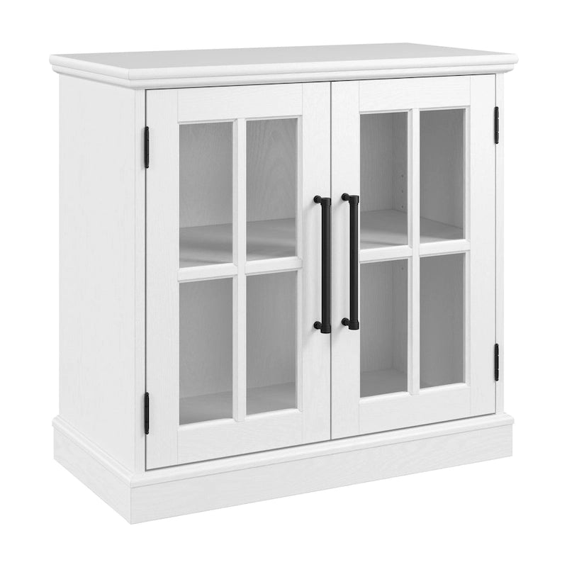 Armoire de rangement de 32W avec portes vitrées
