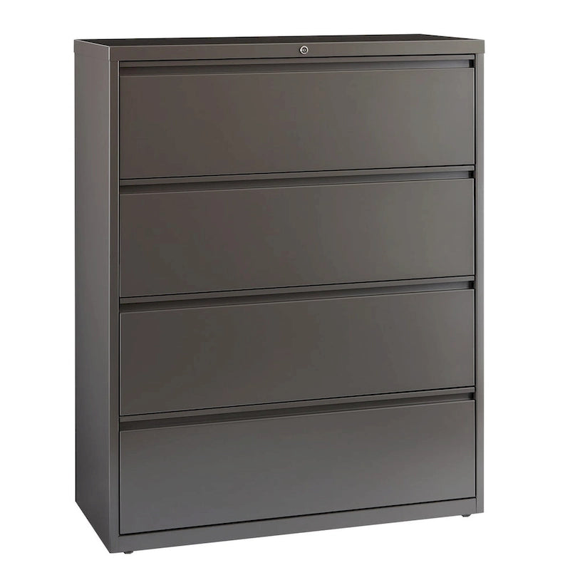 Archivador lateral con 4 cajones, gris claro