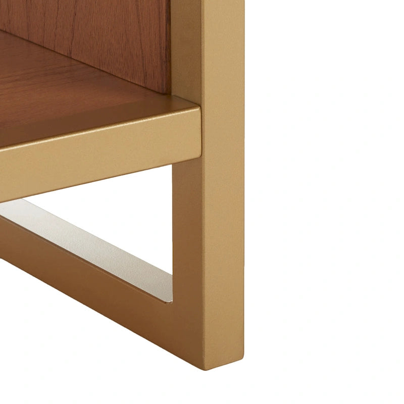 Banc avec coussin et étagère ouverte - 42 W x 15 D x 18 H - 42Wx15Dx18H