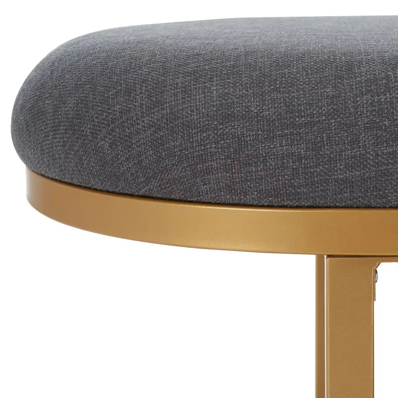 Banc avec coussin et étagère ouverte - 42 W x 15 D x 18 H - 42Wx15Dx18H