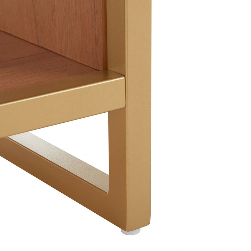 Banc avec coussin et étagère ouverte - 42 W x 15 D x 18 H - 42Wx15Dx18H