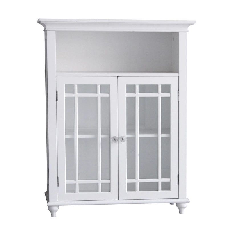 Armoire décorative autoportante à deux portes