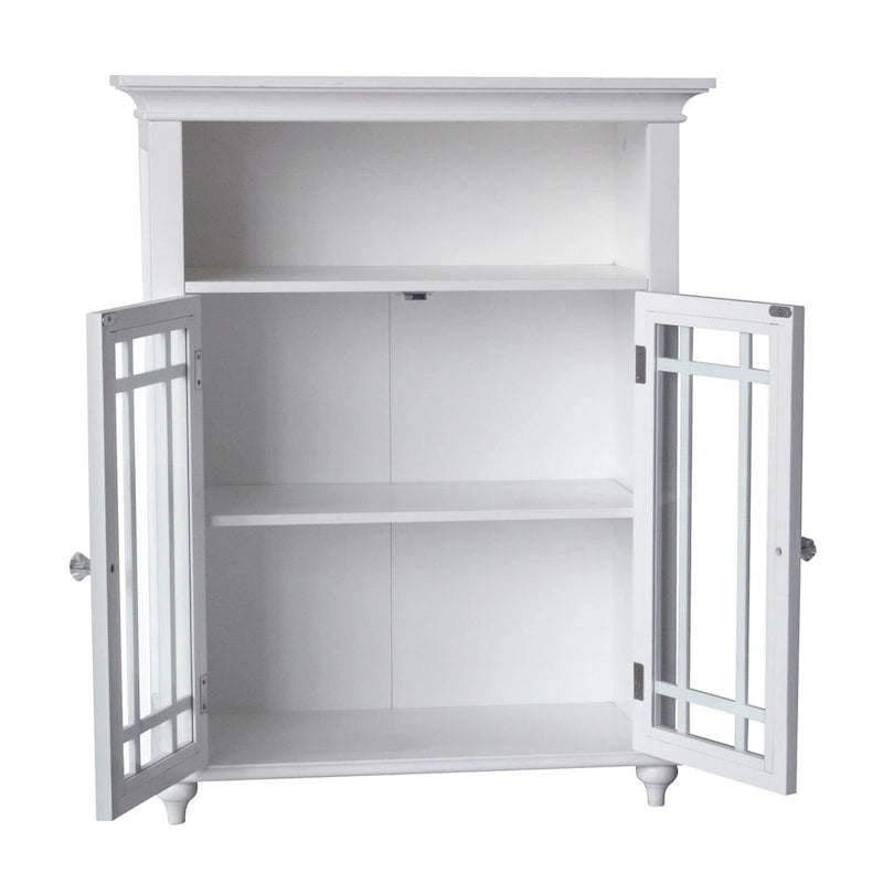 Armoire décorative autoportante à deux portes