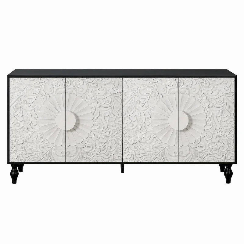 Buffet de rangement moderne de 62.99W avec 4 portes