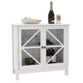 Armario de cocina con puertas dobles de vidrio