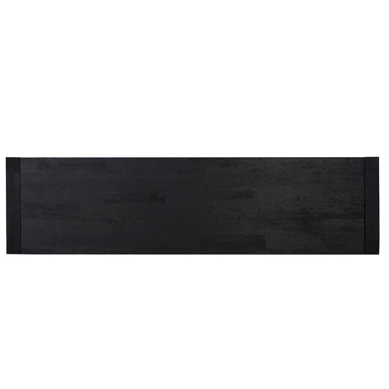 Table console d’entrée pour couloir ou salon avec 2 tiroirs et 1 étagère
