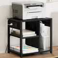 3 Tier Mobile Printer Stand with Charging Station