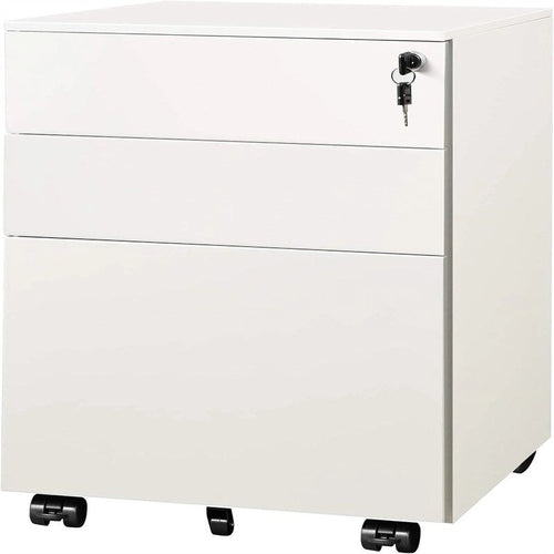 3 Drawer Rolling Pedestal Under Desk
