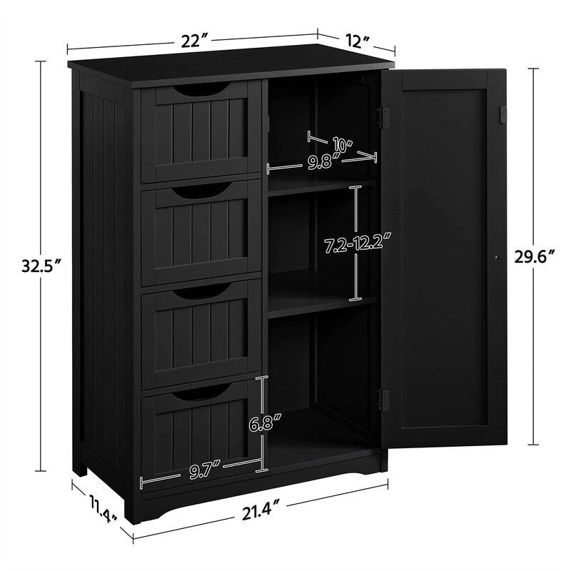 Bodenschrank aus Holz