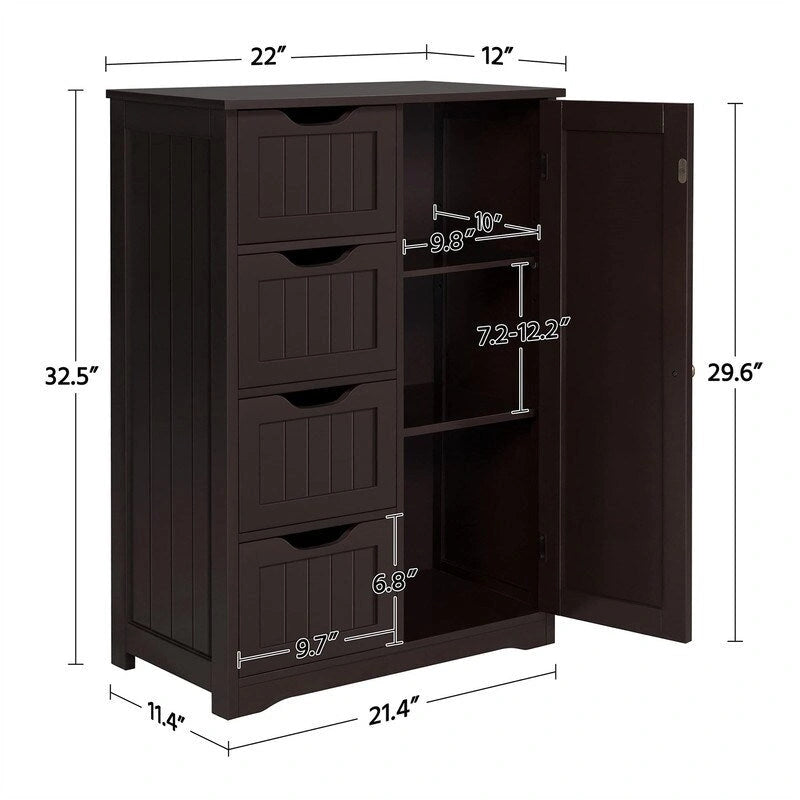 Bodenschrank aus Holz