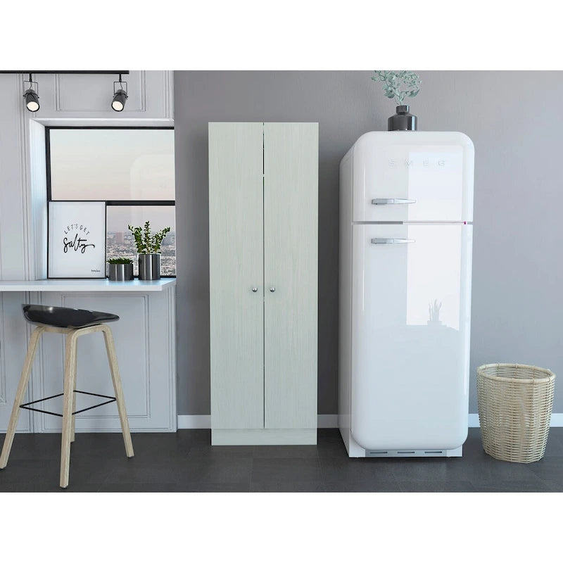 Freistehender Wäscheschrank mit 5 Einlegeböden, 23.6 in. W x 71.1 in. H