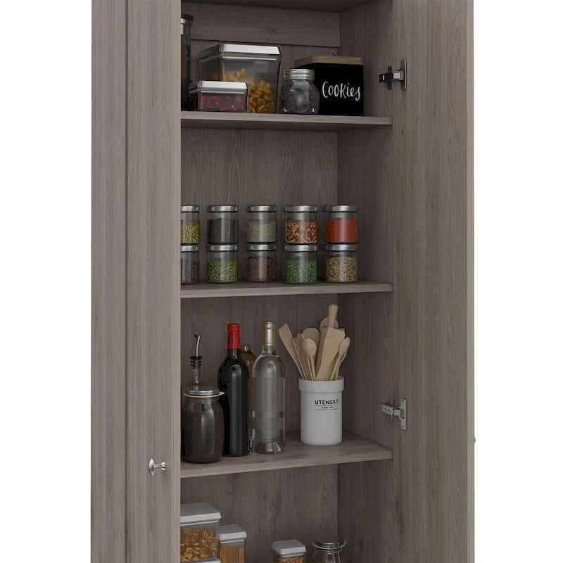 Freistehender Wäscheschrank mit 5 Einlegeböden, 23.6 in. W x 71.1 in. H