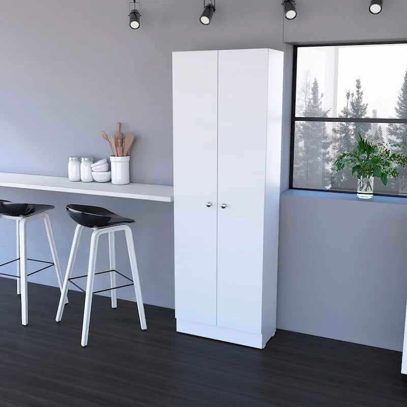 Freistehender Wäscheschrank mit 5 Einlegeböden, 23.6 in. W x 71.1 in. H