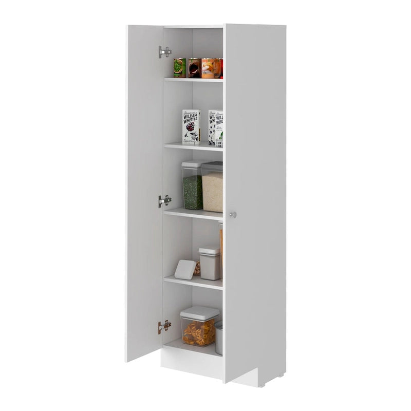 Freistehender Wäscheschrank mit 5 Einlegeböden, 23.6 in. W x 71.1 in. H