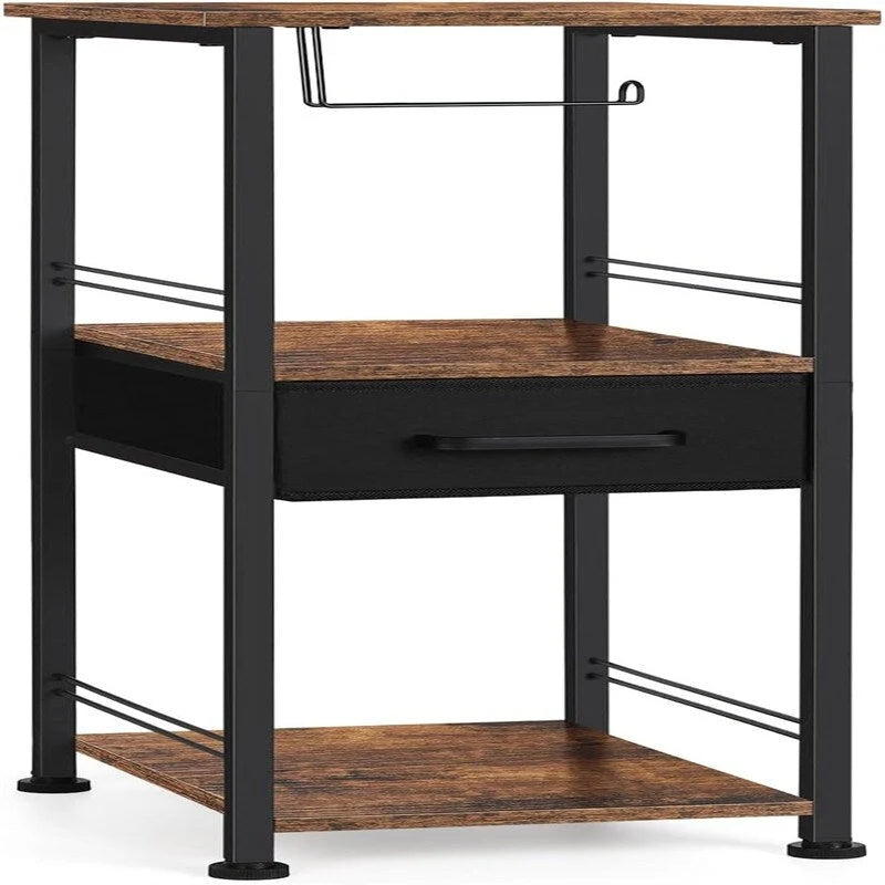 Estante organizador de almacenamiento para baño pequeño, 3 niveles para guardar toallas - 10.2D x 11.8W x 28.1H
