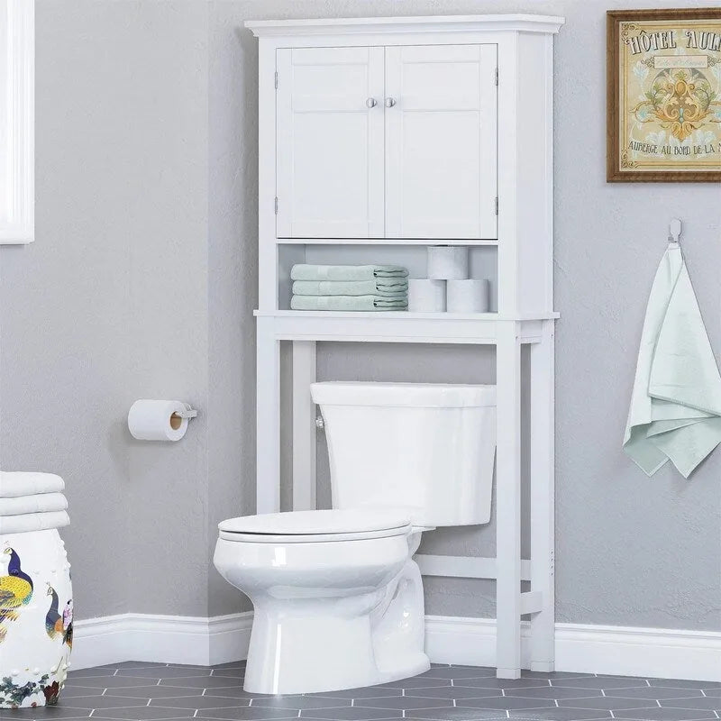 Aufbewahrungsschrank über der Toilette - 7.87D x 27.36W x 65H